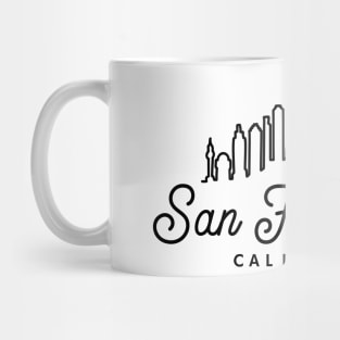 San Francisco CA Skyline Mug